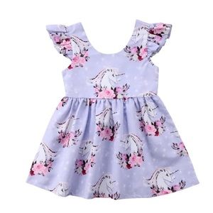 Last one!!  Purple unicorn party dress